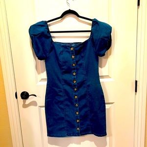 New Look Dress Denim Large